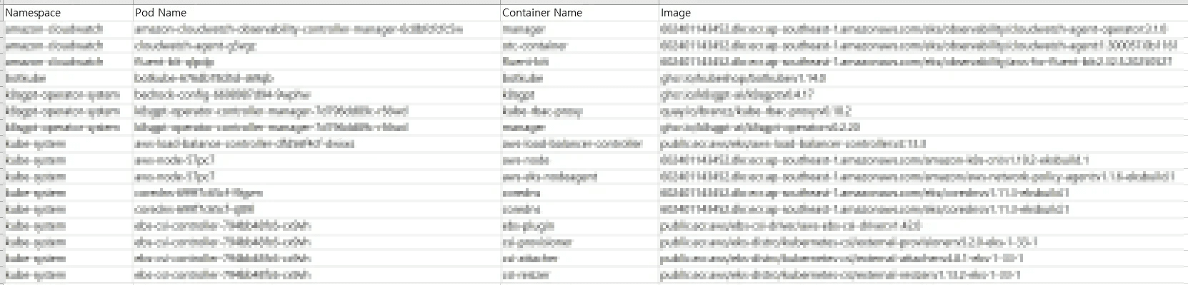 Excel/CSV 데이터 익스포트